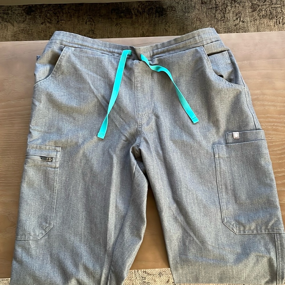 Figs size medium grey pants like new
